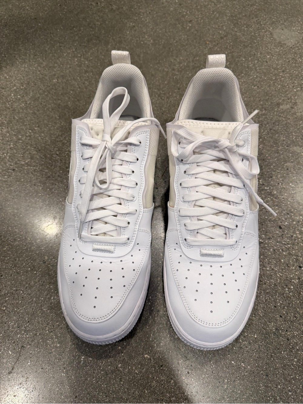 Nike Air Force 1 React- Clean Low-Top Design